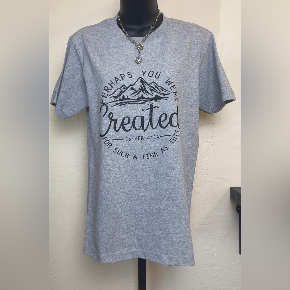 Shaka Active Soft Spun Cotton Gray T-Shirt - Picture 2 of 8